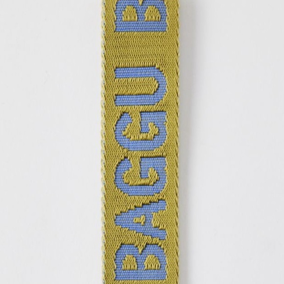 BAGGU x Urban Outfitters Exclusive Logo Keychain Strap Avocado w Blue Logo NWT - Picture 3 of 3